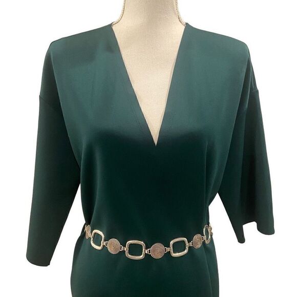 Zara Trafaluc Green Dress  - Picture 3 of 7